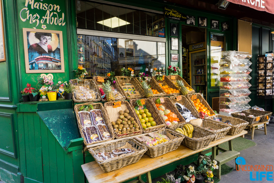 Parisian Market, Amélie’s Montmartre, Paris, France, Uncontained Life