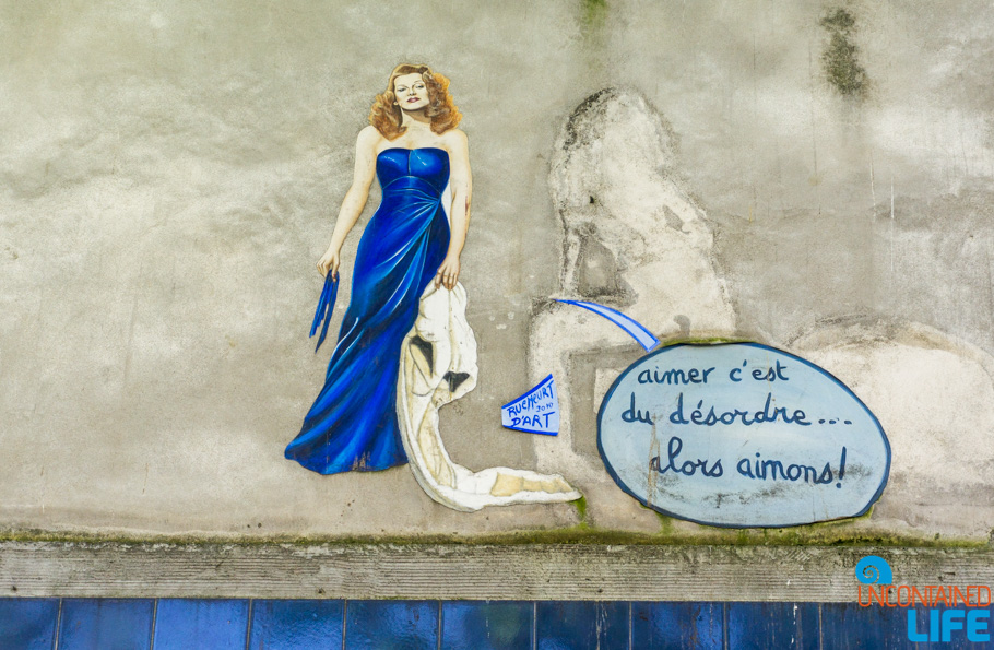 Street Art, Amélie’s Montmartre, Paris, France, Uncontained Life