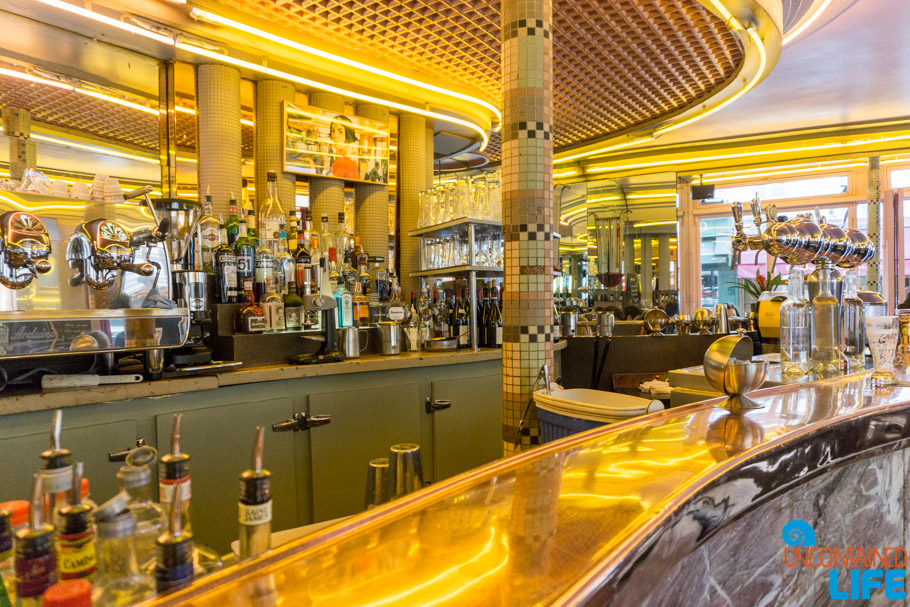 Cafe in Amelie, Amélie’s Montmartre, Paris, France, Uncontained Life