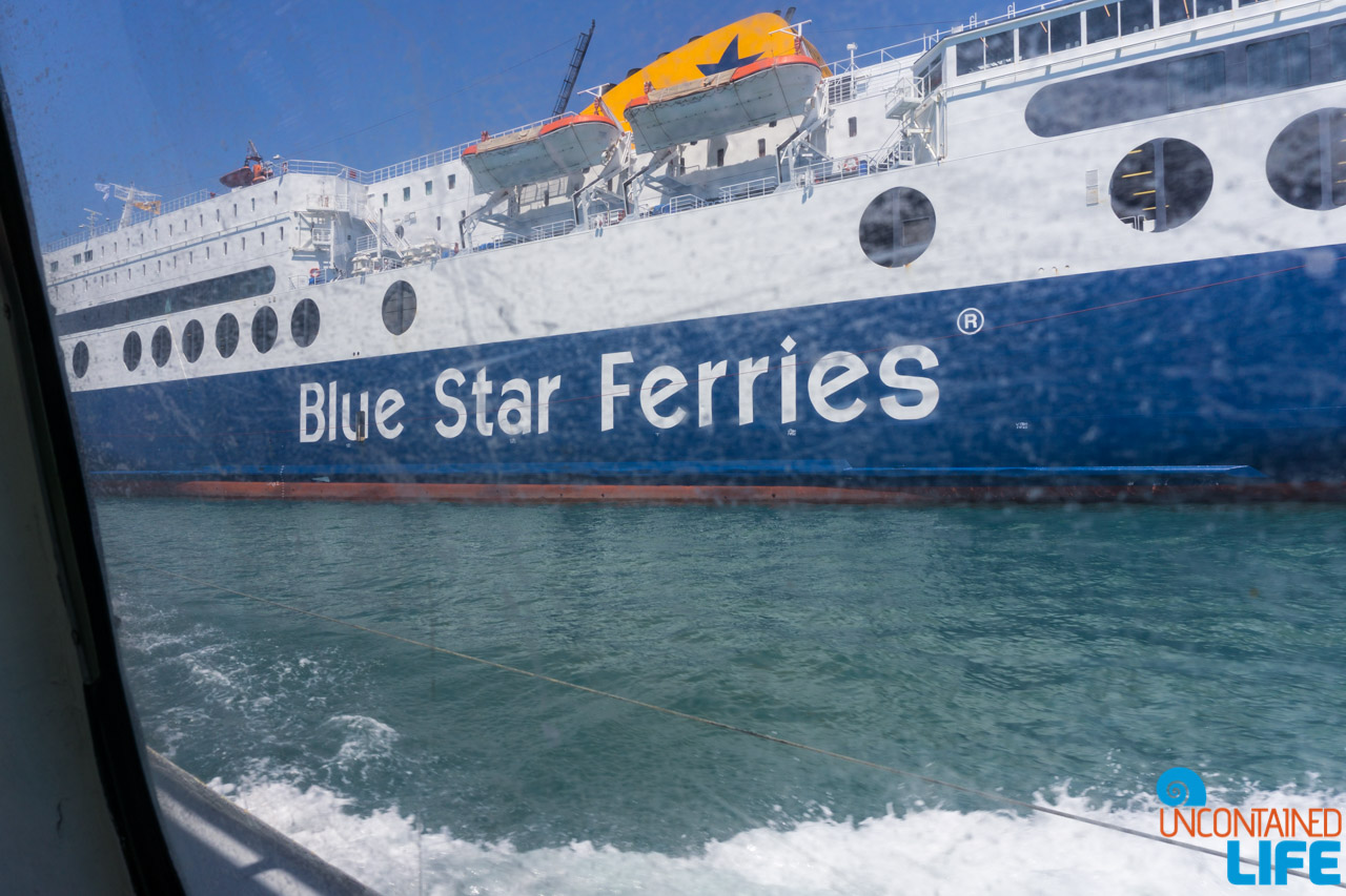 Blue Star Ferries, Visit Agistri, Greece, Uncontained Life