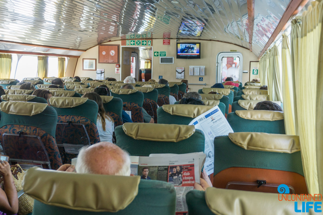 Ferry, Visit Agistri, Greece, Uncontained Life