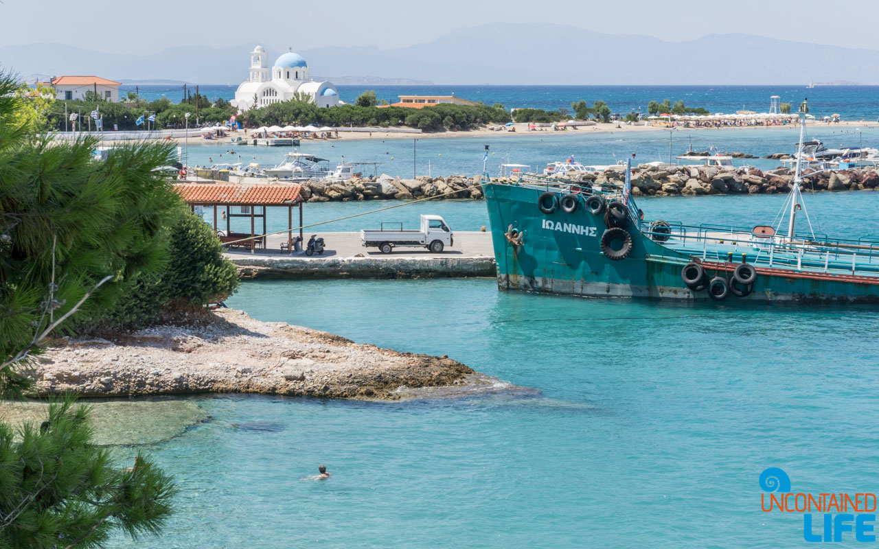 Boat, Visit Agistri, Greece, Uncontained Life