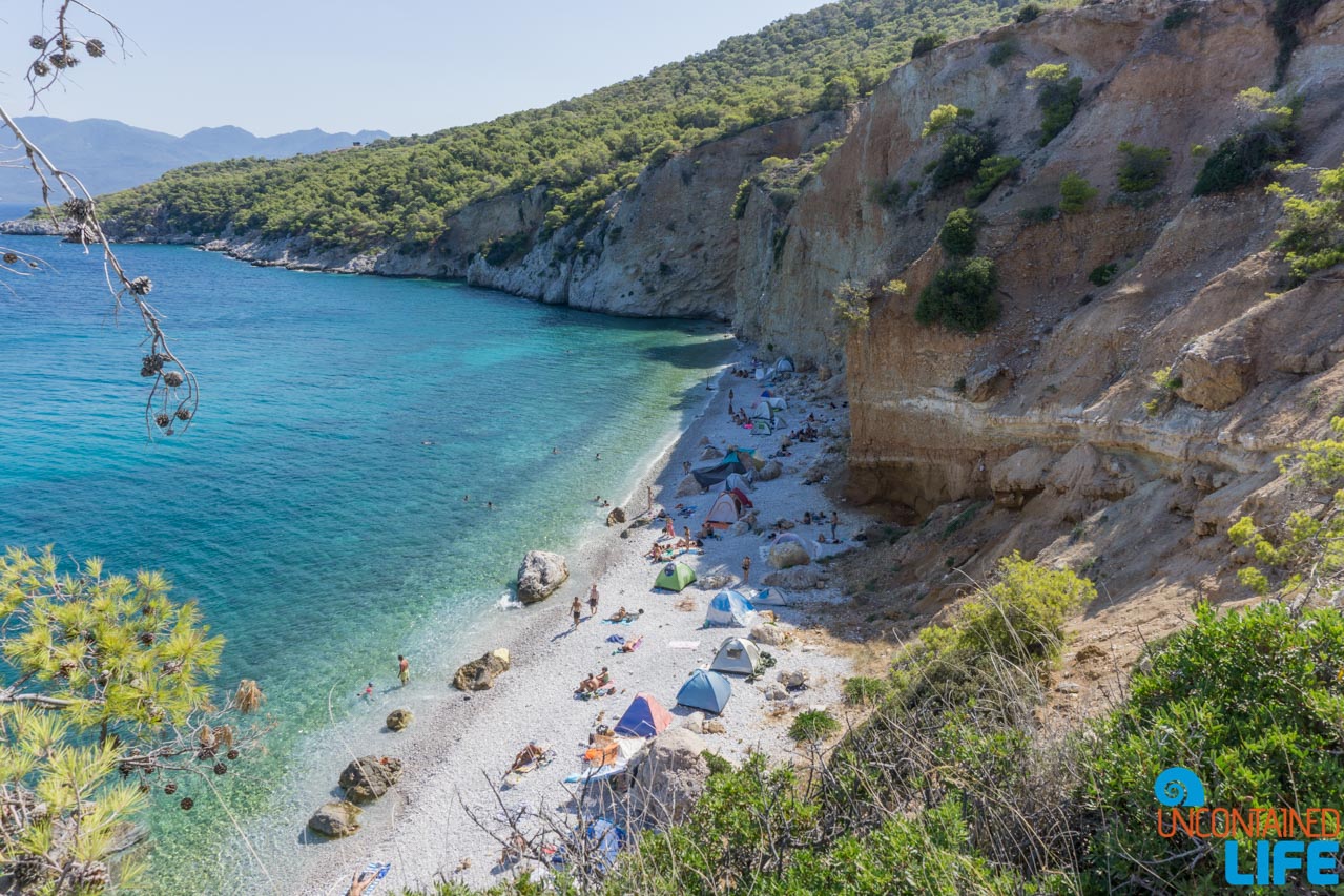 Nude Beach, Visit Agistri, Greece, Uncontained Life