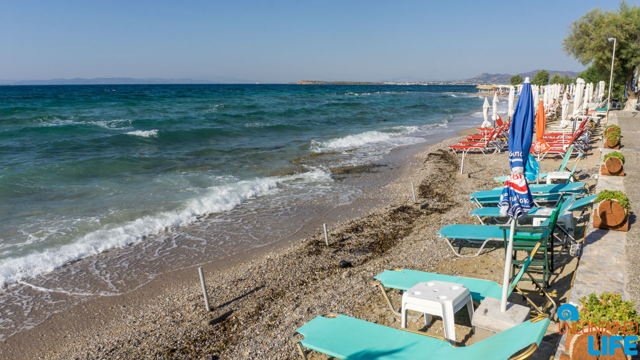 Beach Lounge, Visit Agistri, Greece, Uncontained Life