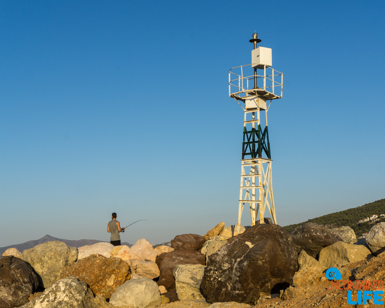 Fishing, Visit Agistri, Greece, Uncontained Life