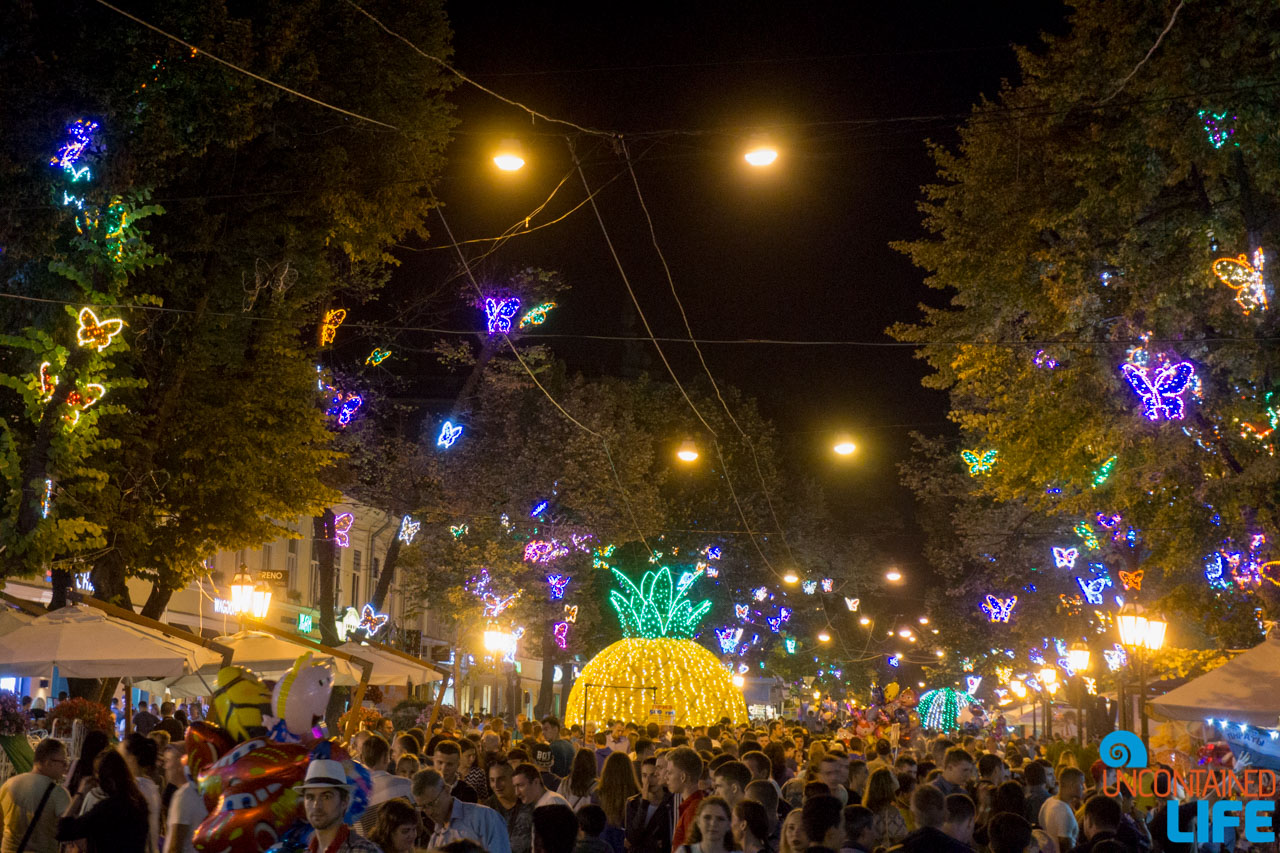 Odessa, Ukraine, Light Festival, Year of Travel, Uncontained Life
